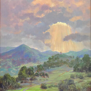 Sublime Light on Fagan's Cross by Artist Michael Clements