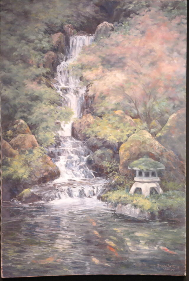 Oriental Garden I by Artist Joyce Clark