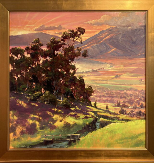 Valley View From Kepa Road by Artist Michael Clements