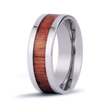 Koa Jewelry Ring Titanium Classic