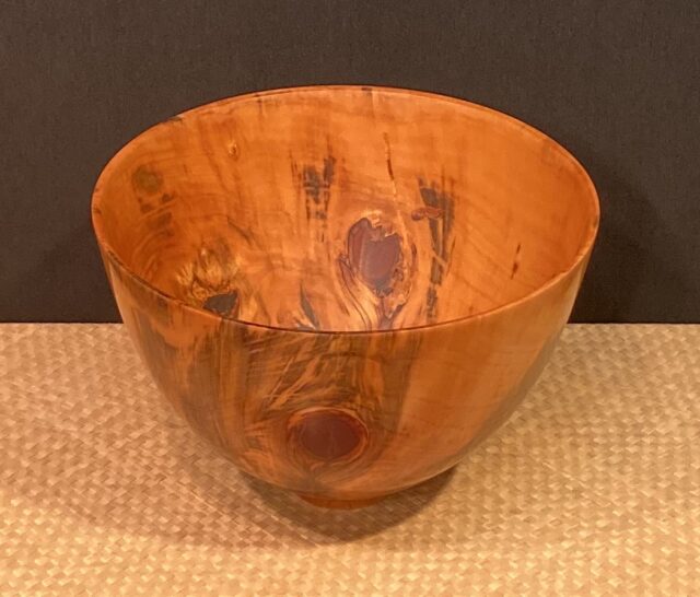 Turned Cook Pine Vessel by Artist Todd Campbell