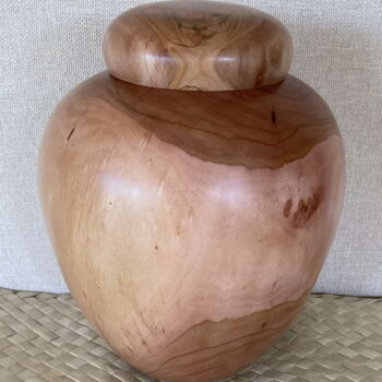 Turned Wooden Vessel by Artist Kapahikaua Haskell