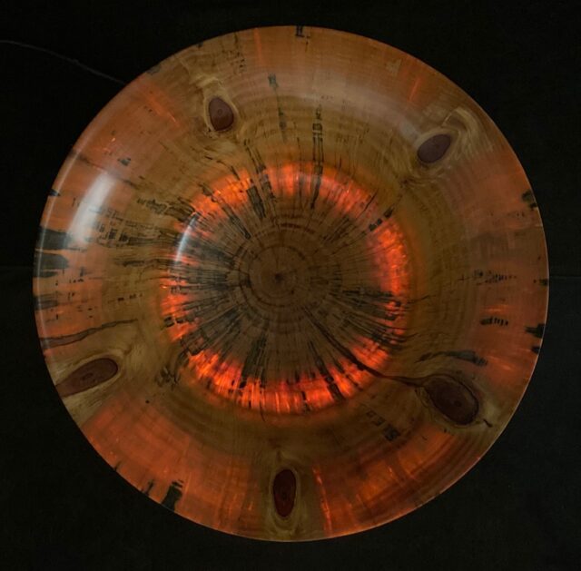 Translucent Norfolk Pine Bowl by Artist Kapahikaua Haskell