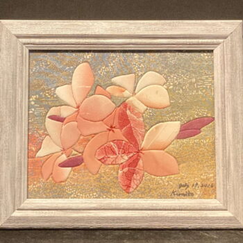 Original Silk Painting by Artist Kuniko Kato