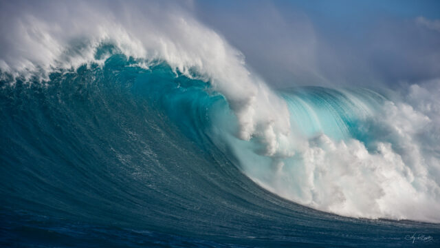 Jaws Hawaii Big Wave Ocean Art - Cody Roberts Photography